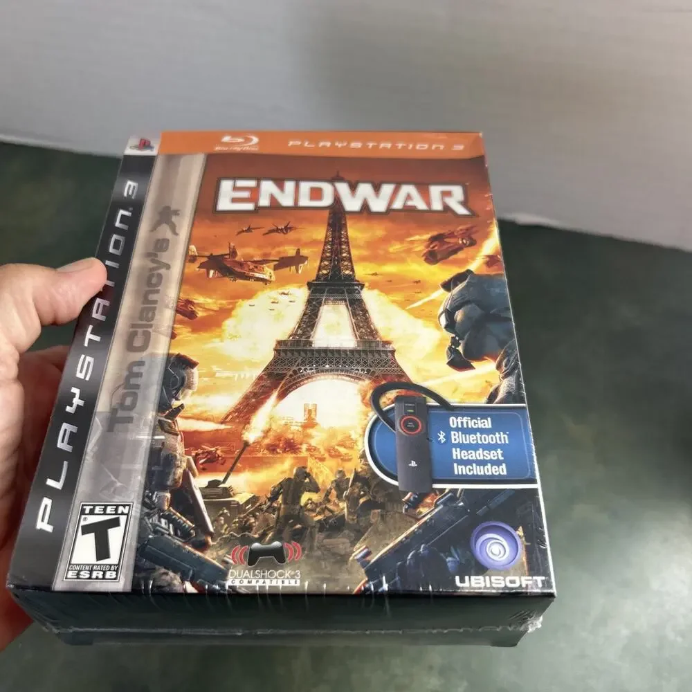 Tom Clancy’s EndWar PS3 Official Bluetooth Headset Bundle NEW SEALED READ 2008